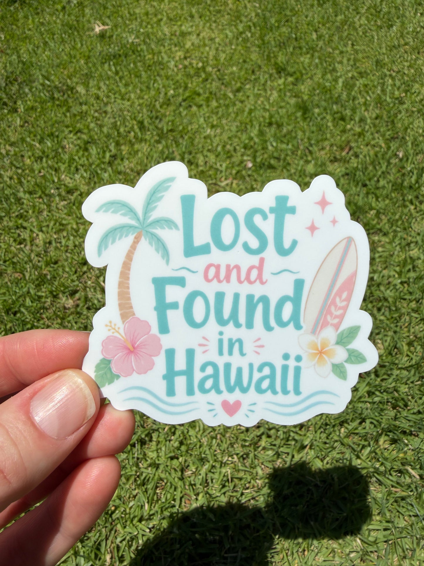 Lost and Found in Hawaii Sticker
