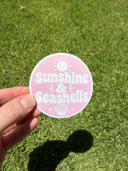 Sunshine & Seashells Sticker