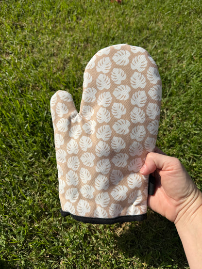 Coastal Oven Mitt | Tropical & Seashell Patterns