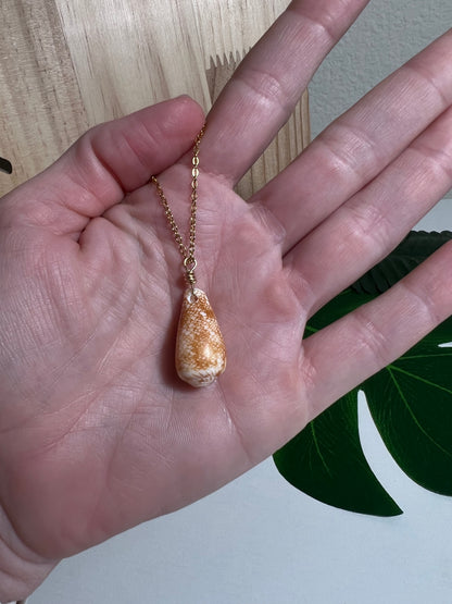 Penniform Cone Shell Necklace