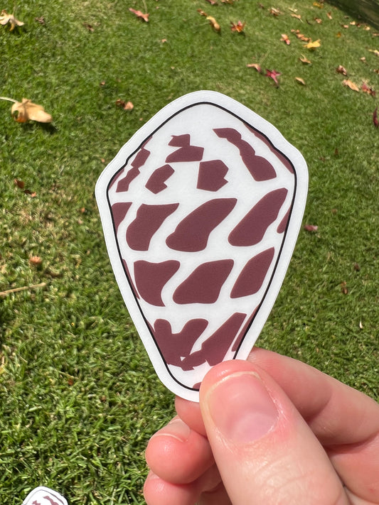 Brown Hebrew Sticker