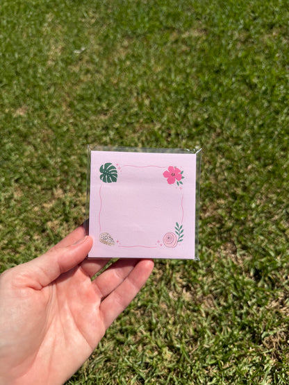 Tropical Coastal Sticky Notes
