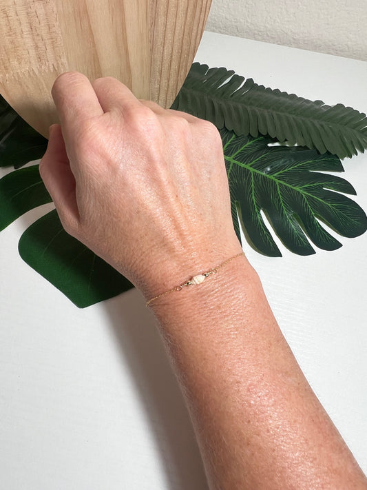Momi Shell Bracelet - Gold Filled