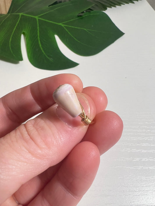 Morelets Cone Wire Wrapped Ring - Size 5 - Gold Filled