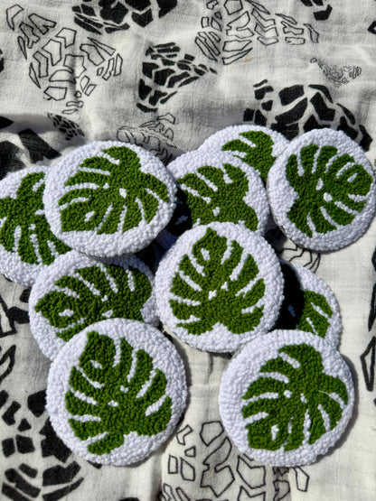 Cozy Car Coasters | Tropical & Seashell Cup Holder Coasters