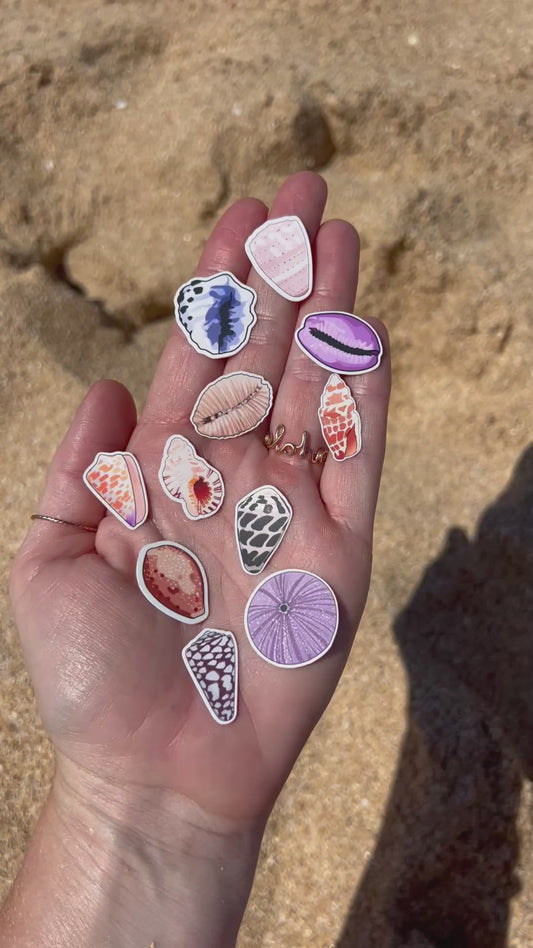 Mini Seashell Stickers