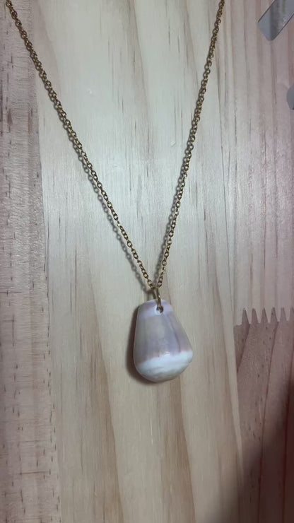 Ocean Tumbled Hawaiian Cone Shell Necklace
