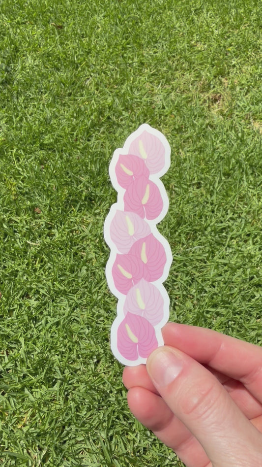 Anthurium Straight Lei