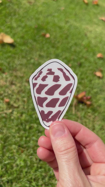 Brown Hebrew Sticker