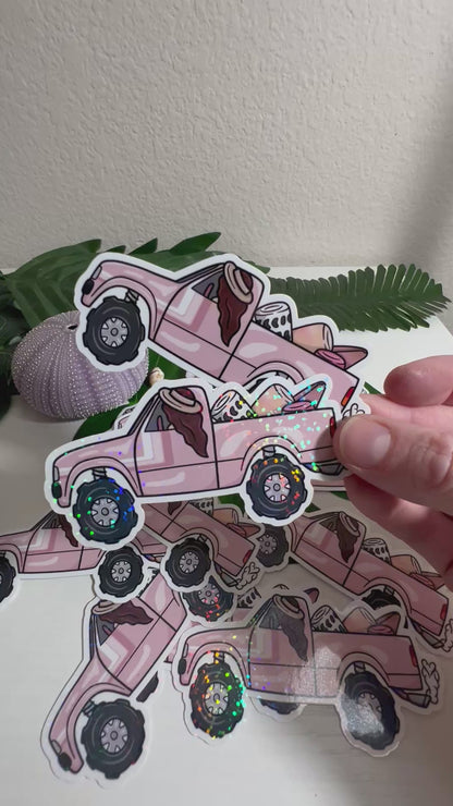 Shell Huntah Truck Stickers