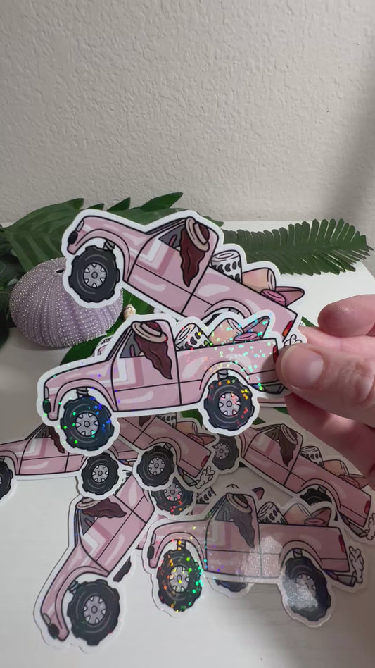 Shell Huntah Truck Stickers