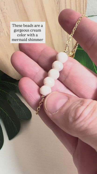 Shimmer Bead Bracelet