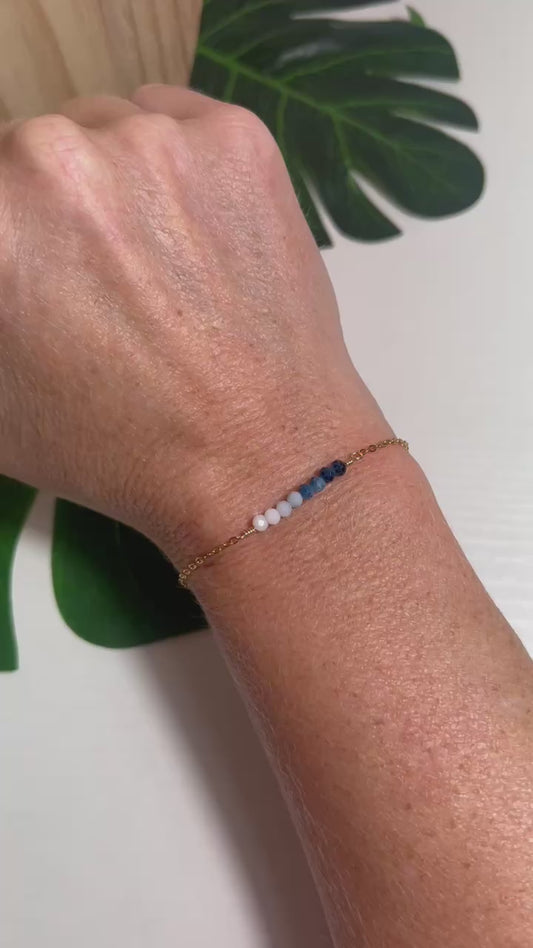 Blue Ombre Bracelet