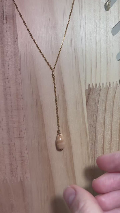 Isabella Cowry Dangle Necklace