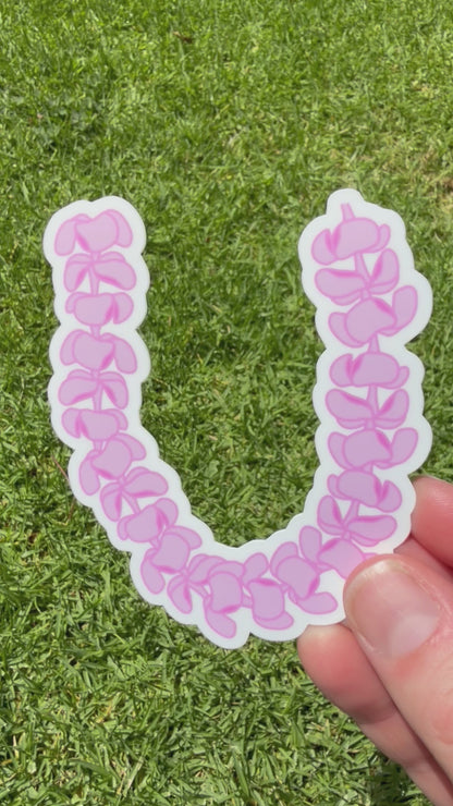 Pink Pua Lei Sticker