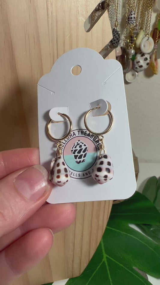 Gold Filled Hebrew Cone Huggie Earrings