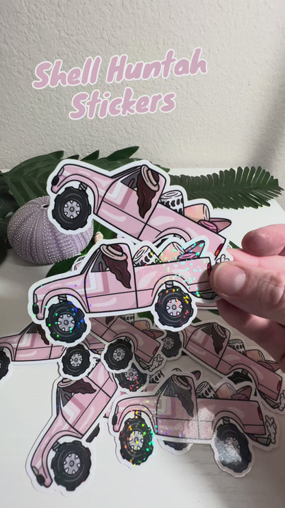 Shell Huntah Truck Stickers