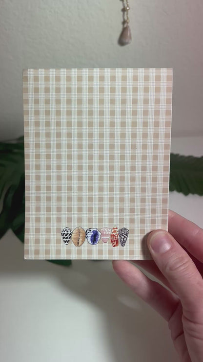 Seashell Palaka Notepad