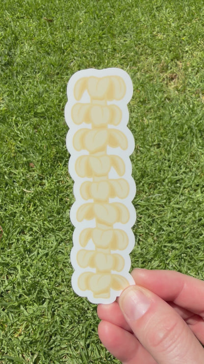 Puakenikeni Straight Lei Sticker