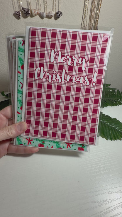 Tropical Coastal Christmas Cards