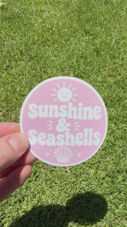 Sunshine & Seashells Sticker