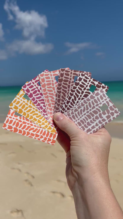 Hebrew Cone Shell Pattern Card Skins